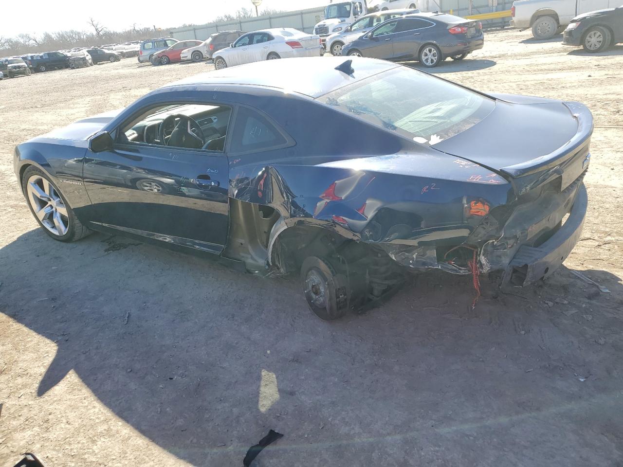 2012 Chevrolet Camaro VIN 2G1FT1EW3C9192005 Copart auction photo, rear end damage thumbnail 2