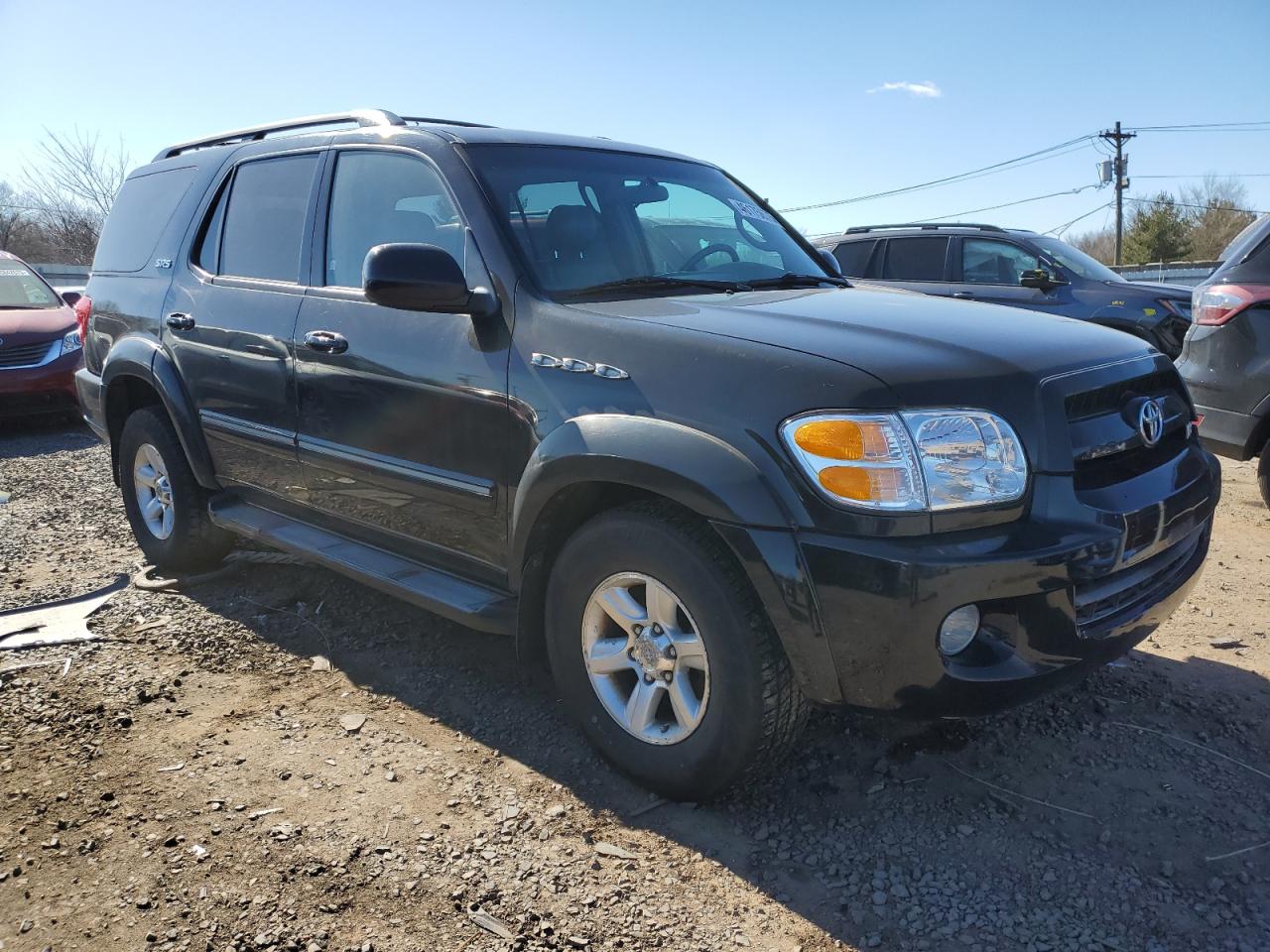 2007 Toyota Sequoia VIN 5TDBT44A47S284850 Copart auction photo, normal wear damage thumbnail 4
