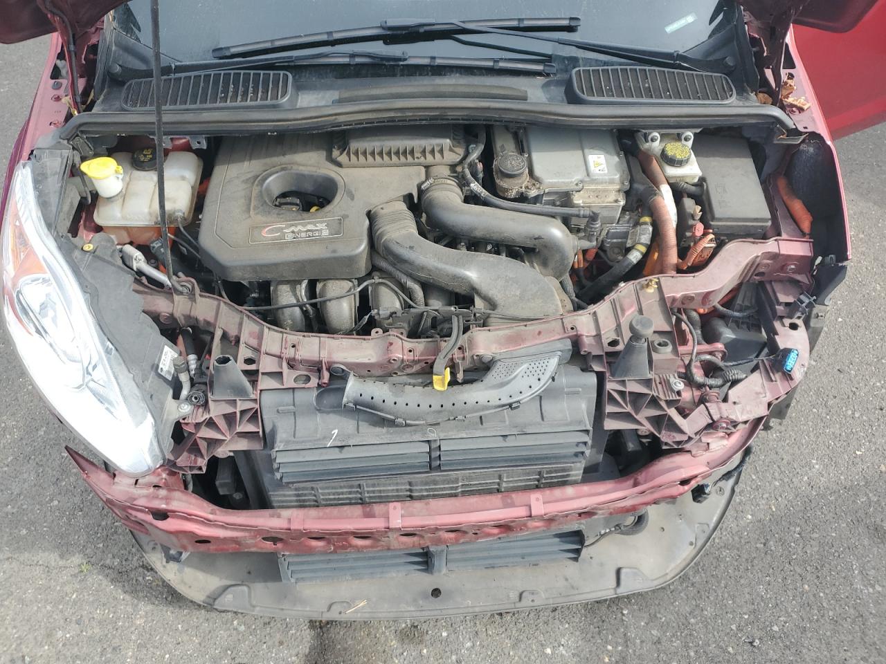 2014 Ford C-MAX VIN 1FADP5CU0EL513494 Copart auction photo, side / rear end damage thumbnail 11