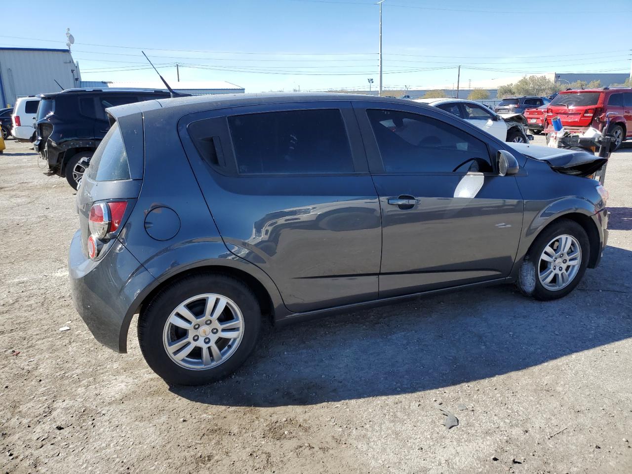 2012 Chevrolet Sonic VIN 1G1JA6SHXC4171044 Copart auction photo, front end damage thumbnail 3