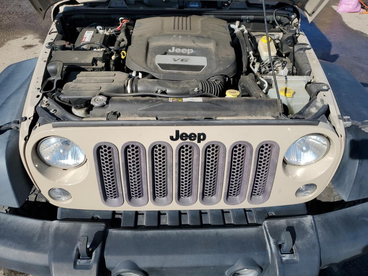 2016 Jeep Wrangler VIN 1C4AJWAG2GL228140 Copart auction photo, side damage thumbnail 11