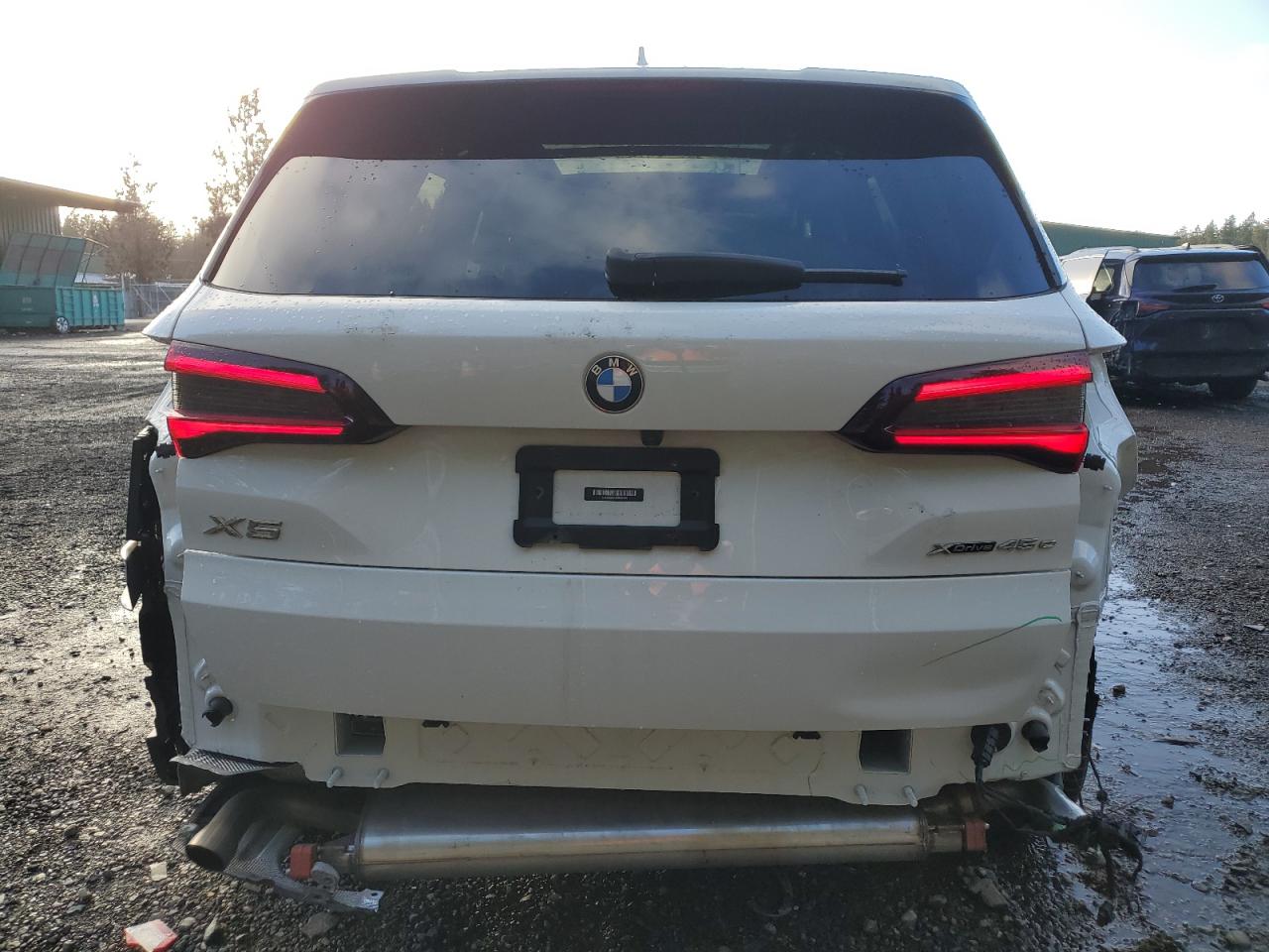 2021 BMW X5 VIN 5UXTA6C04M9H52389 Copart auction photo, front end / rear end damage thumbnail 6