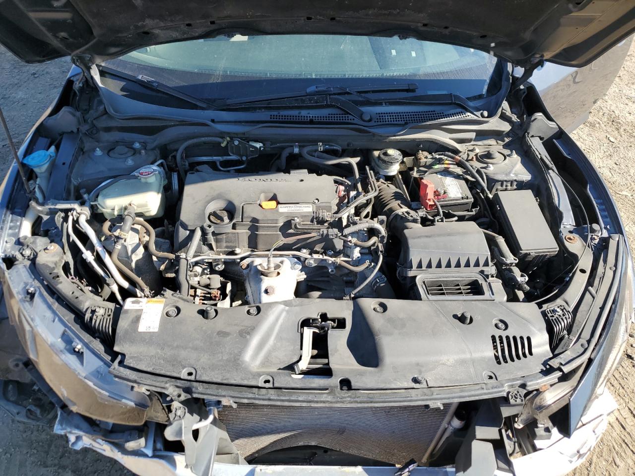 2016 Honda Civic VIN 19XFC2F76GE246389 Copart auction photo, front end / undercarriage damage thumbnail 12