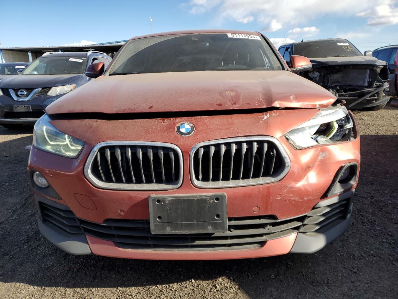 2020 BMW X2 VIN WBXYJ1C02L5P50351 Copart auction photo, rear end / front end damage thumbnail 5