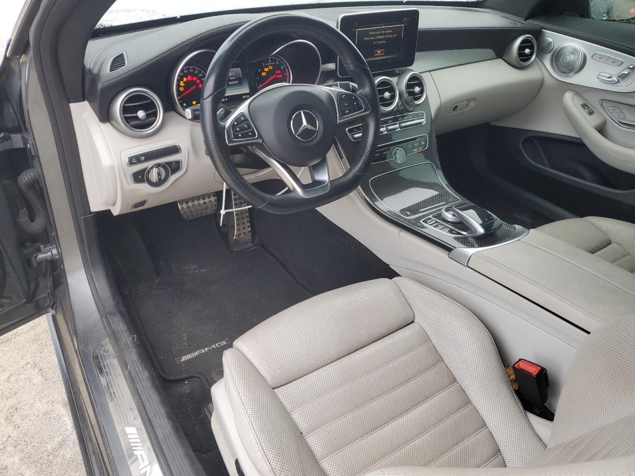2017 Mercedes-Benz C-klasse VIN WDDWJ6EB4HF556511 Copart auction photo, mechanical damage thumbnail 8