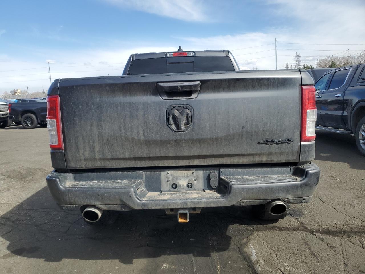 2019 RAM 1500 VIN 1C6SRFMT9KN593814 Copart auction photo, side damage thumbnail 6