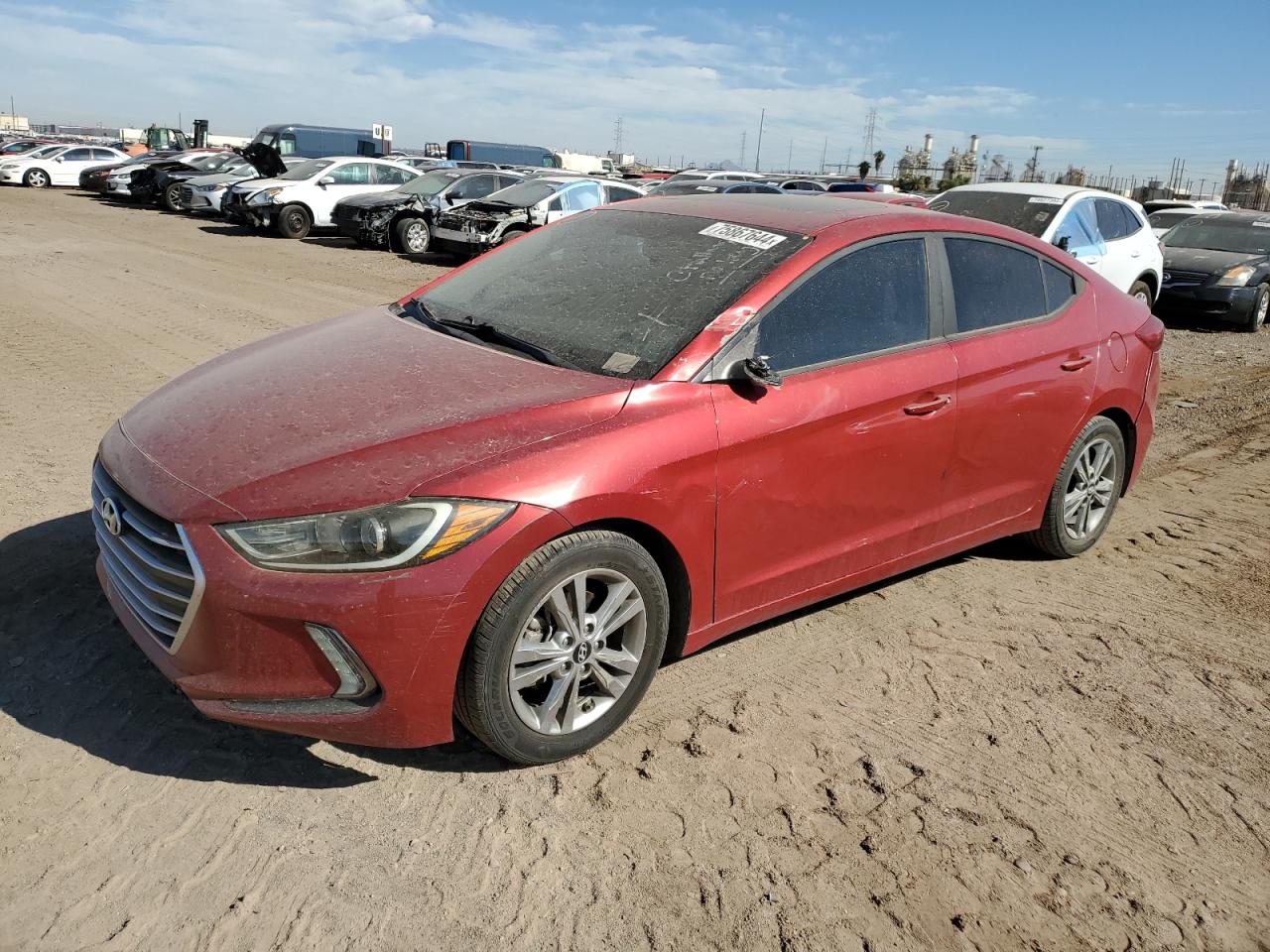 2017 Hyundai Elantra VIN 5NPD84LFXHH124471