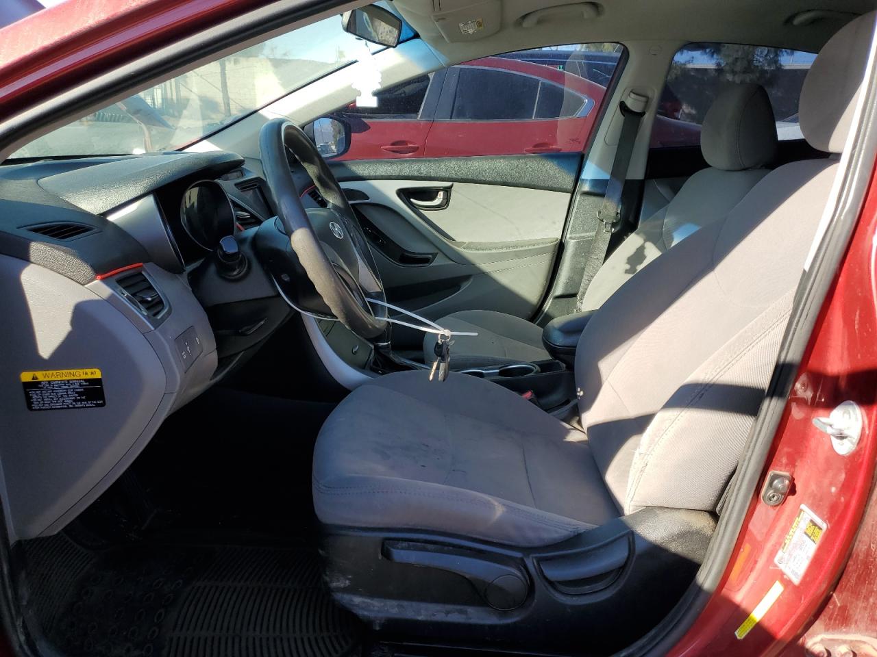 2015 Hyundai Elantra VIN 5NPDH4AE9FH641056 Copart auction photo, front end damage thumbnail 7