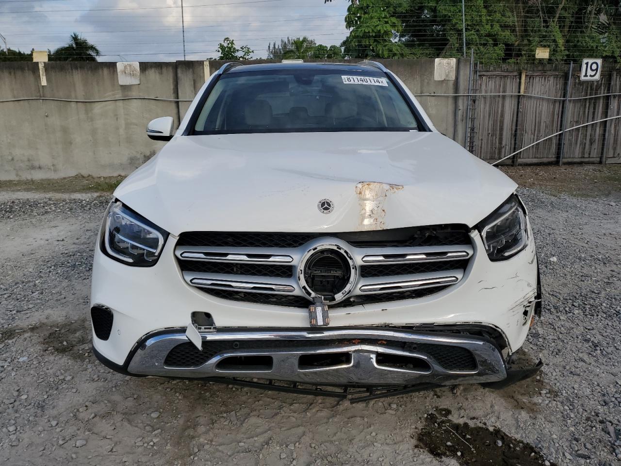 2021 Mercedes-Benz GLC VIN W1N0G8DB1MF905705 Copart auction photo, front end damage thumbnail 5