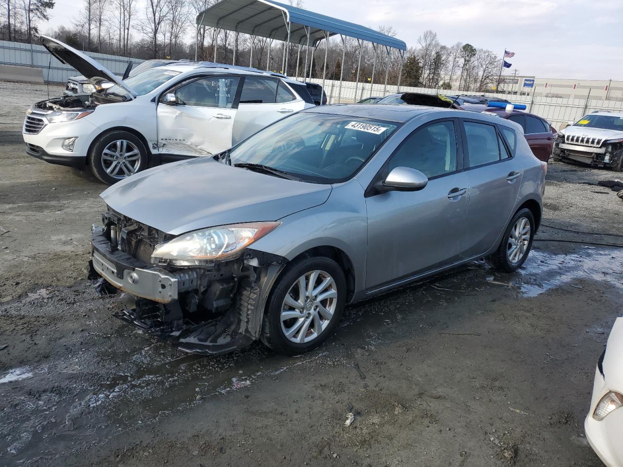 2012 Mazda 3 VIN JM1BL1L84C1563865
