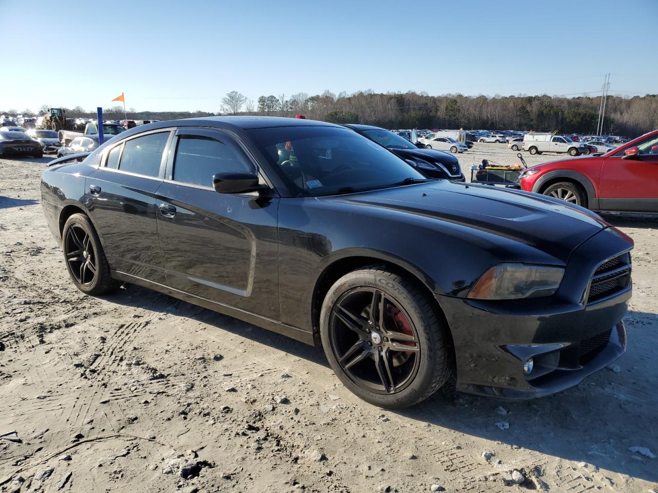 2013 Dodge Charger VIN 2C3CDXJG6DH584593 Copart auction photo, rear end damage thumbnail 4