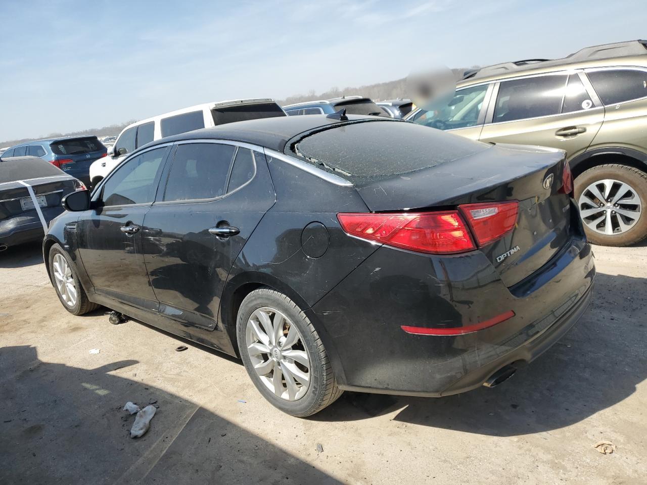 2015 KIA Optima VIN 5XXGN4A70FG372934 Copart auction photo, rear end damage thumbnail 2