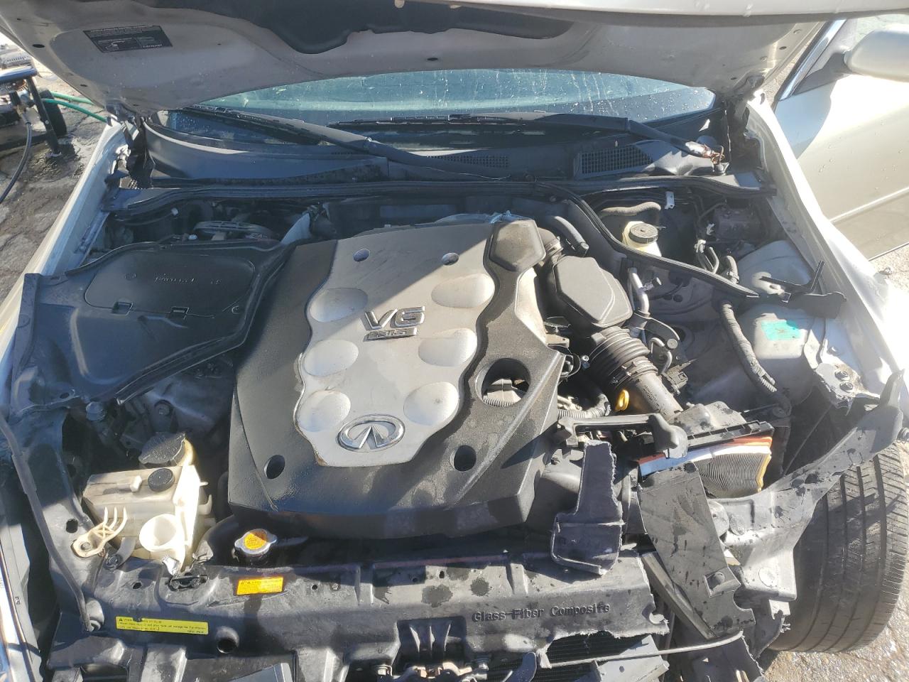 2006 Infiniti G VIN JNKCV51E36M511126 Copart auction photo, front end / rear end damage thumbnail 11