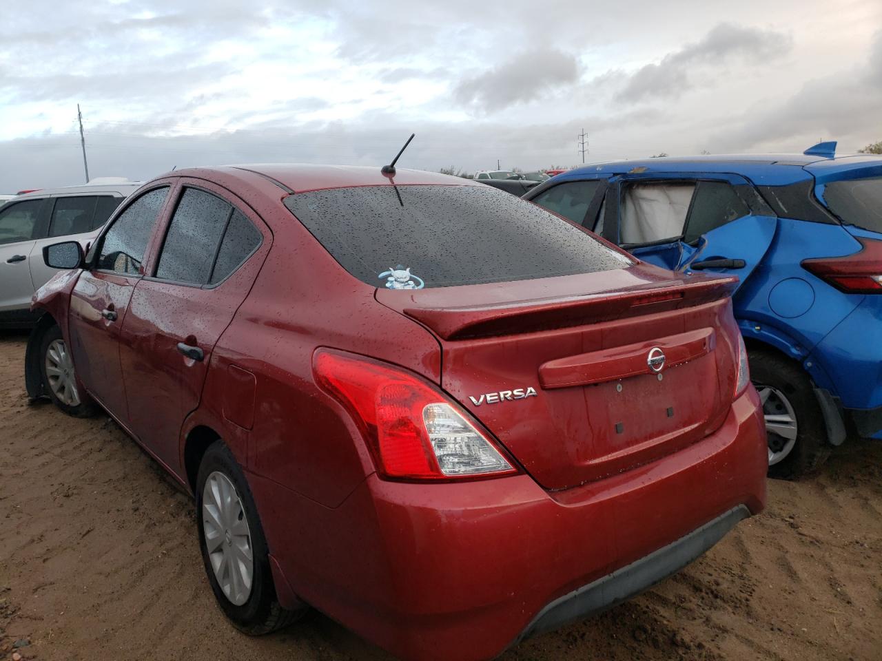 2019 Nissan Versa VIN 3N1CN7AP8KL825943 Copart auction photo, front end damage thumbnail 2