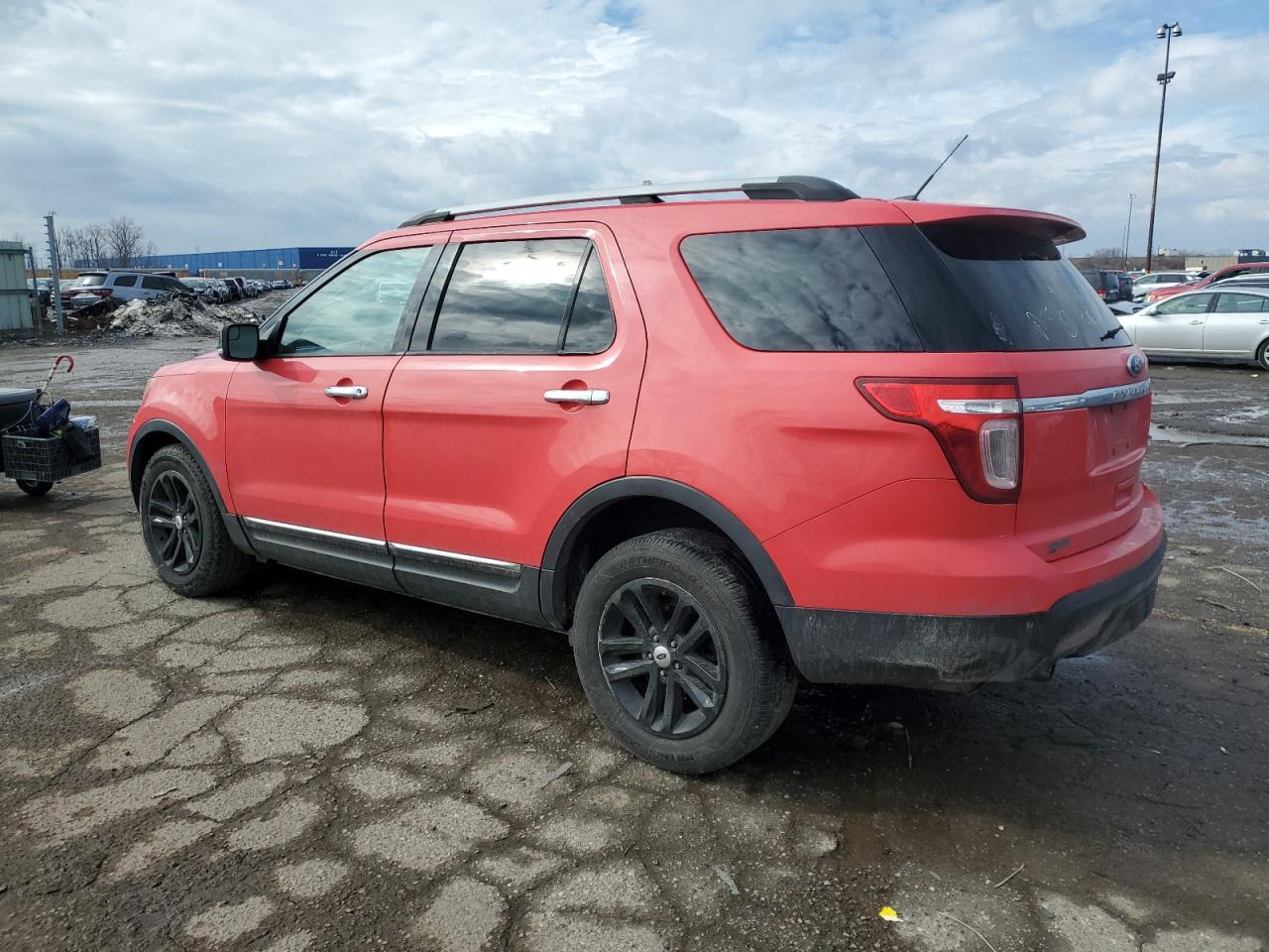 2013 Ford Explorer VIN 1FM5K8D89DGC54040 Copart auction photo, side damage thumbnail 2