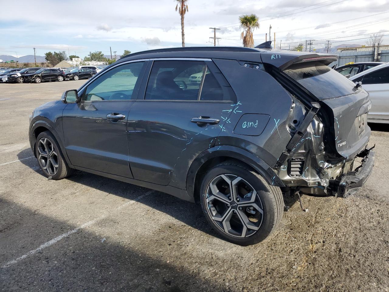 2024 KIA Niro VIN KNDCT3LE3R5123918 Copart auction photo, rear end / front end damage thumbnail 2