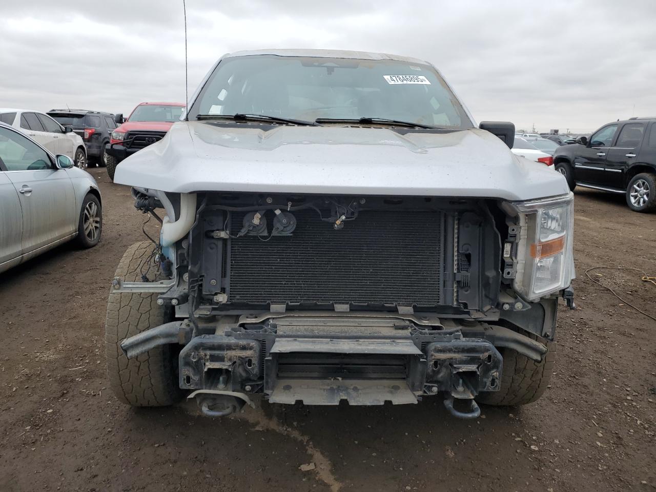 2021 Ford F-150 VIN 1FTEW1EP4MFA51617 Copart auction photo, side / front end damage thumbnail 5