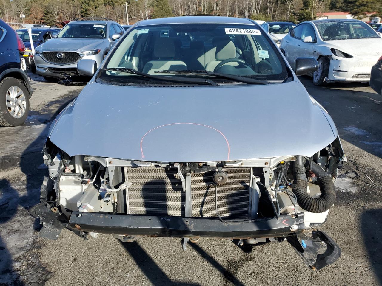2009 Toyota Corolla VIN JTDBL40E49J045162 Copart auction photo, front end / minor dent/scratches damage thumbnail 5