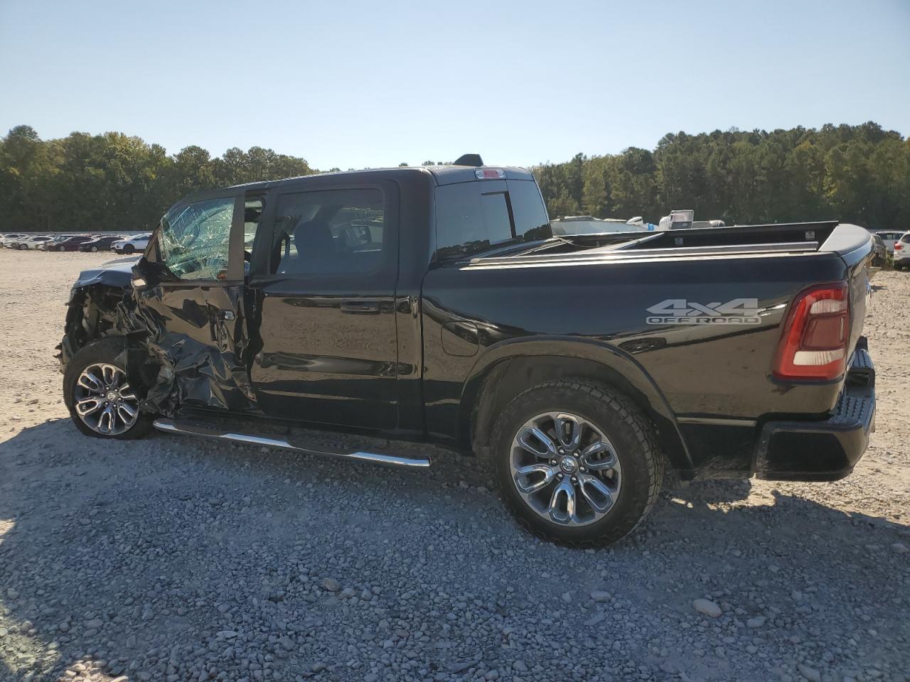 2020 RAM 1500 VIN 1C6SRFJT8LN325486 Copart auction photo, side / front end damage thumbnail 2