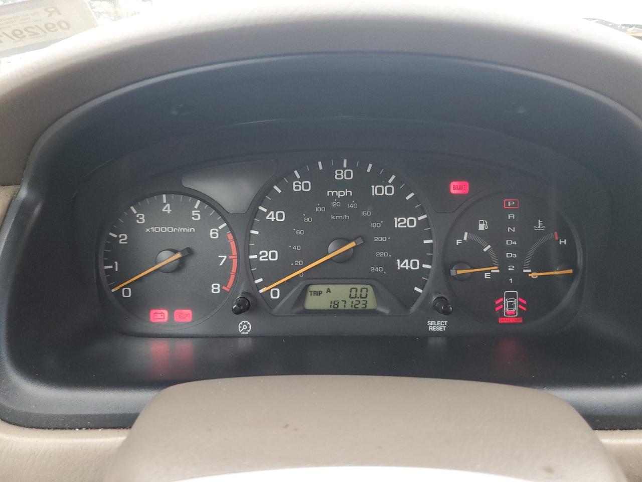 1999 Honda Accord VIN 1HGCG1656XA020230 Copart auction photo, side damage thumbnail 9