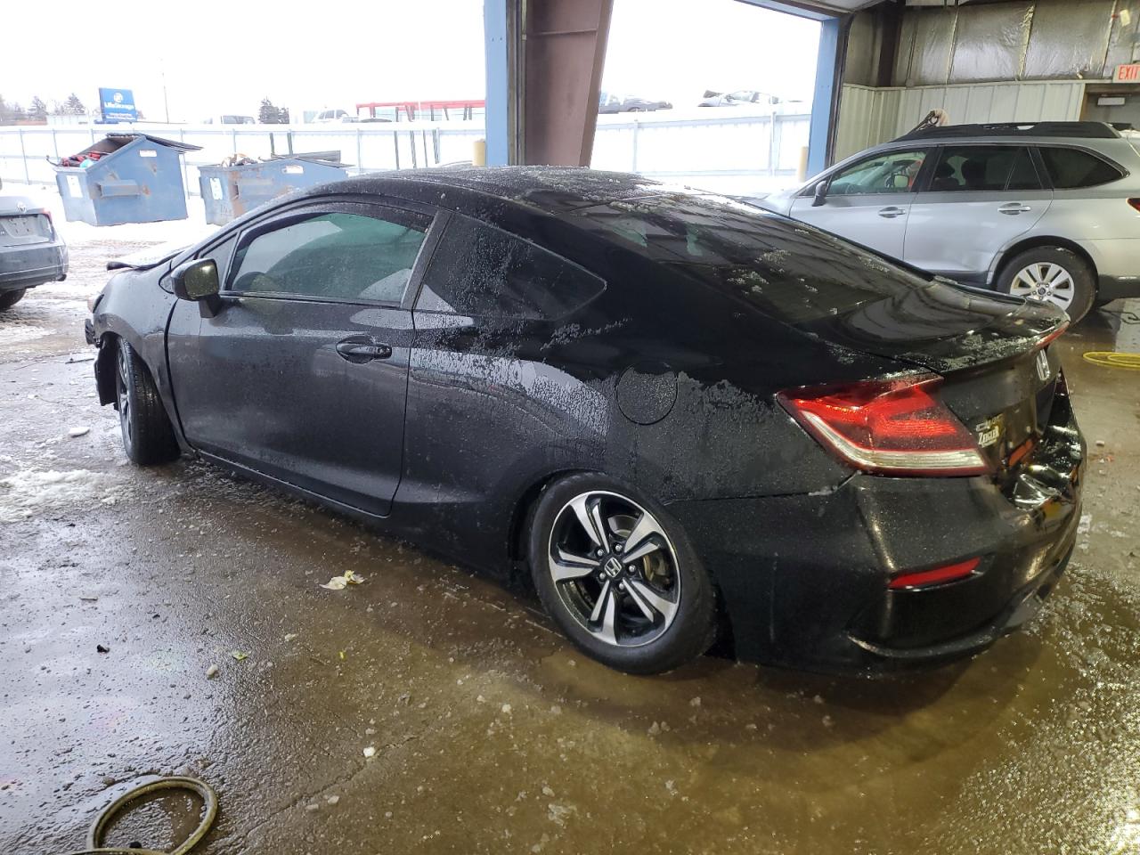 2015 Honda Civic VIN 2HGFG3B82FH520328 Copart auction photo, all over / front end damage thumbnail 2