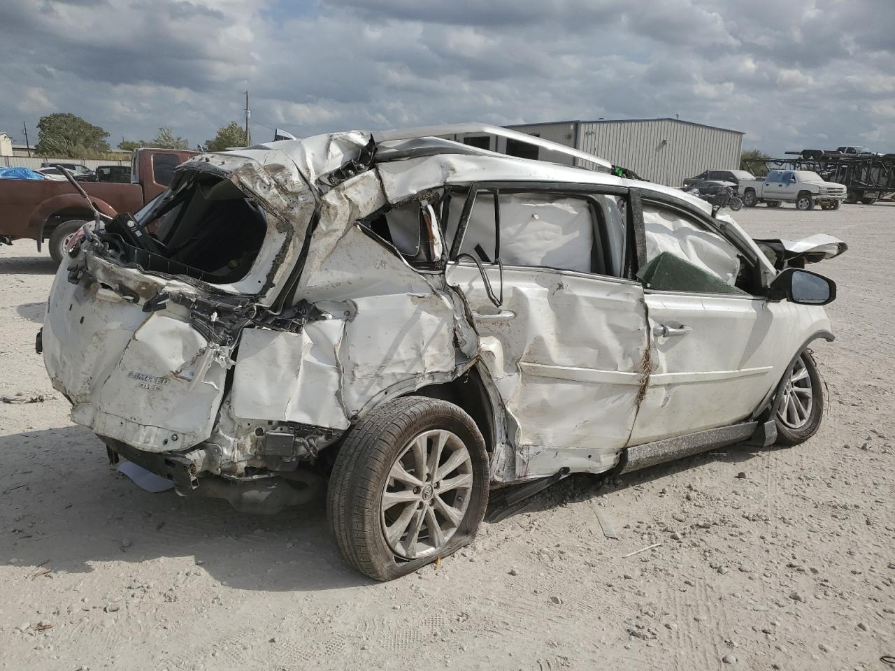 2017 Toyota RAV 4 VIN 2T3DFREV1HW676683 Copart auction photo, rollover damage thumbnail 3