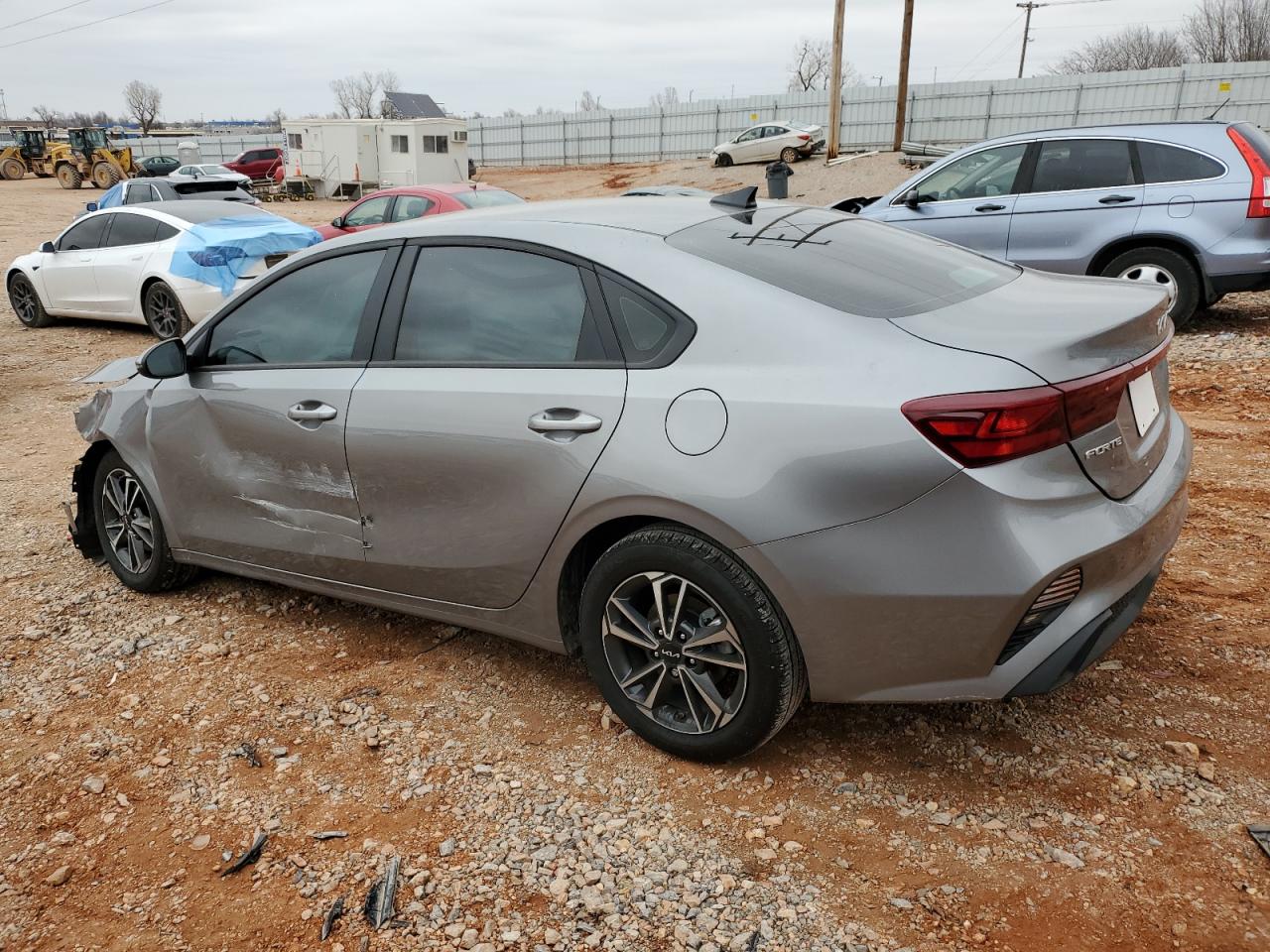 2023 KIA Forte VIN 3KPF24AD3PE664503 Copart auction photo, front end / side damage thumbnail 2
