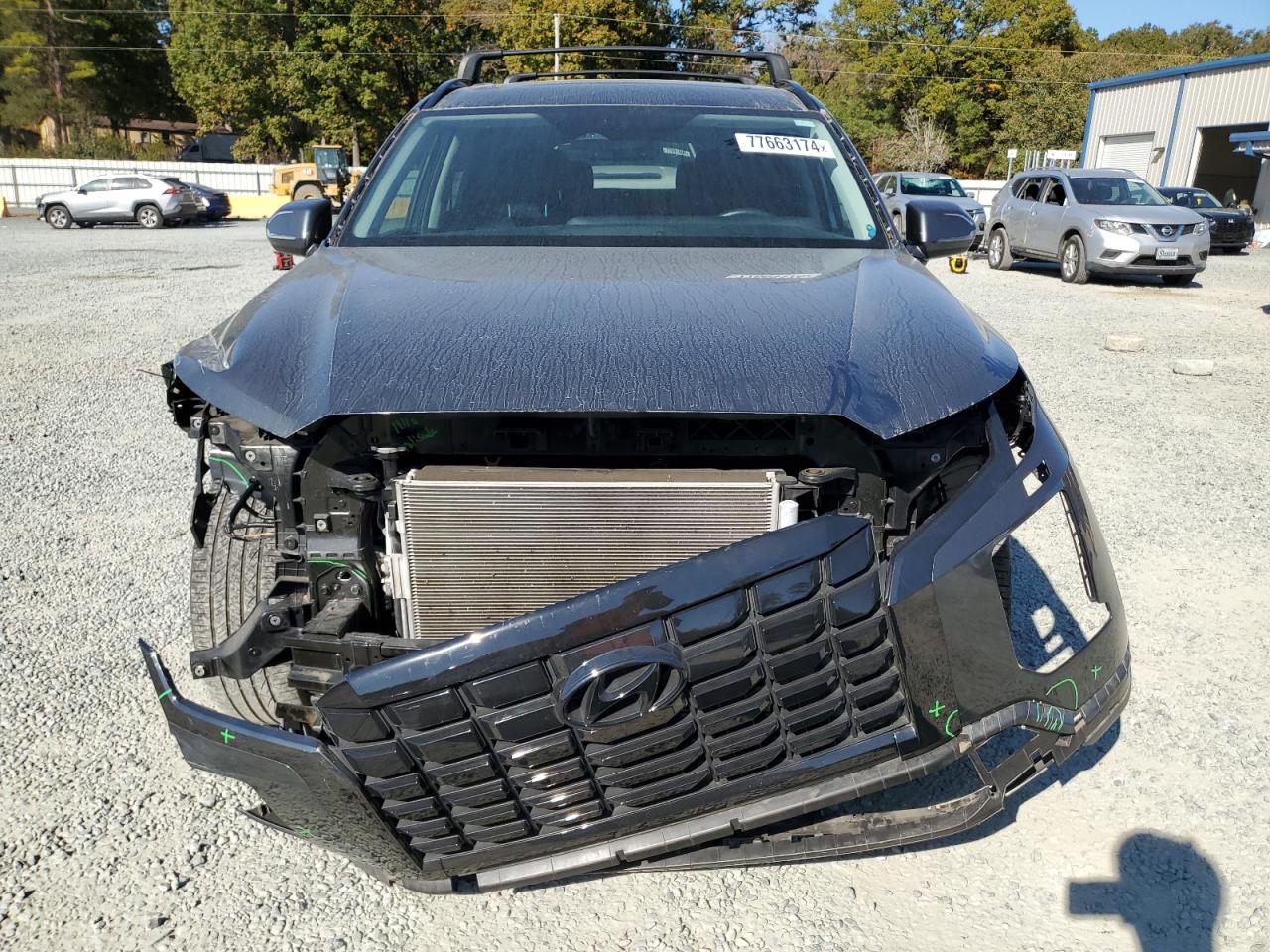 2023 Hyundai Palisade VIN KM8R34GE0PU531138 Copart auction photo, front end damage thumbnail 5