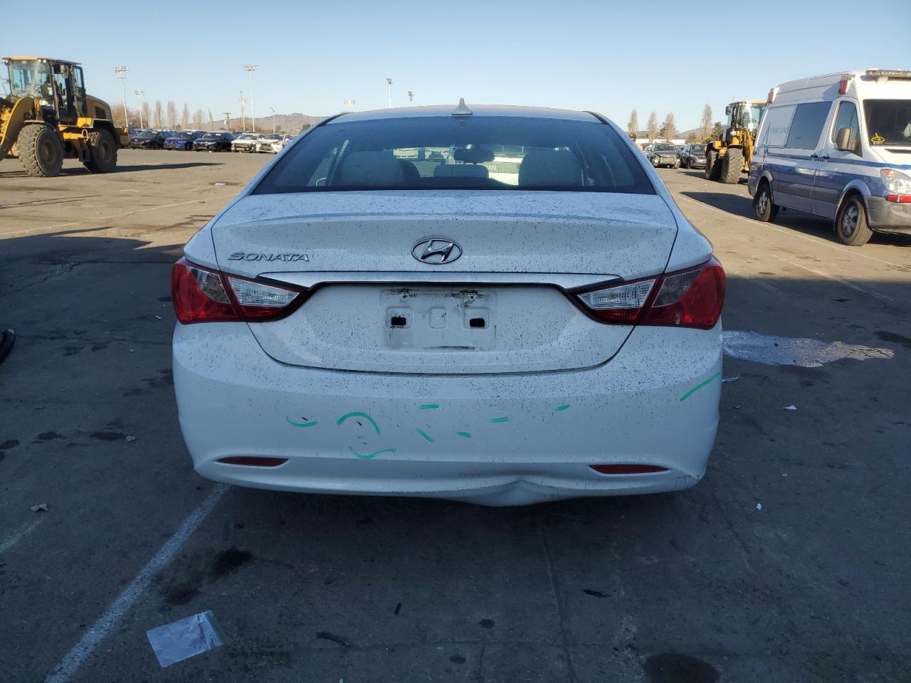 2013 Hyundai Sonata VIN 5NPEB4AC0DH532020 Copart auction photo, front end / minor dent/scratches damage thumbnail 6
