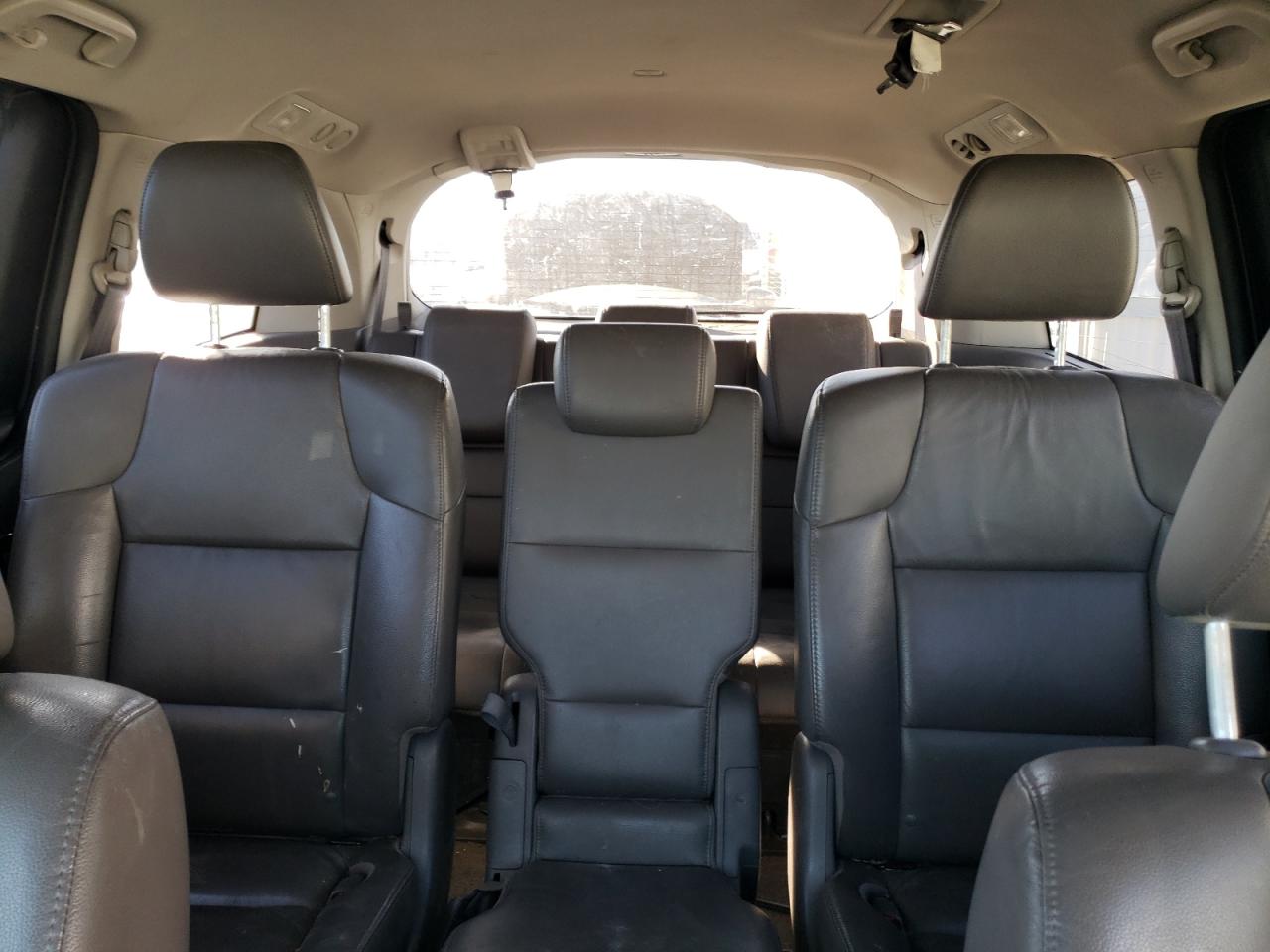 2011 Honda Odyssey VIN 5FNRL5H95BB014544 Copart auction photo, undercarriage / hail damage thumbnail 10