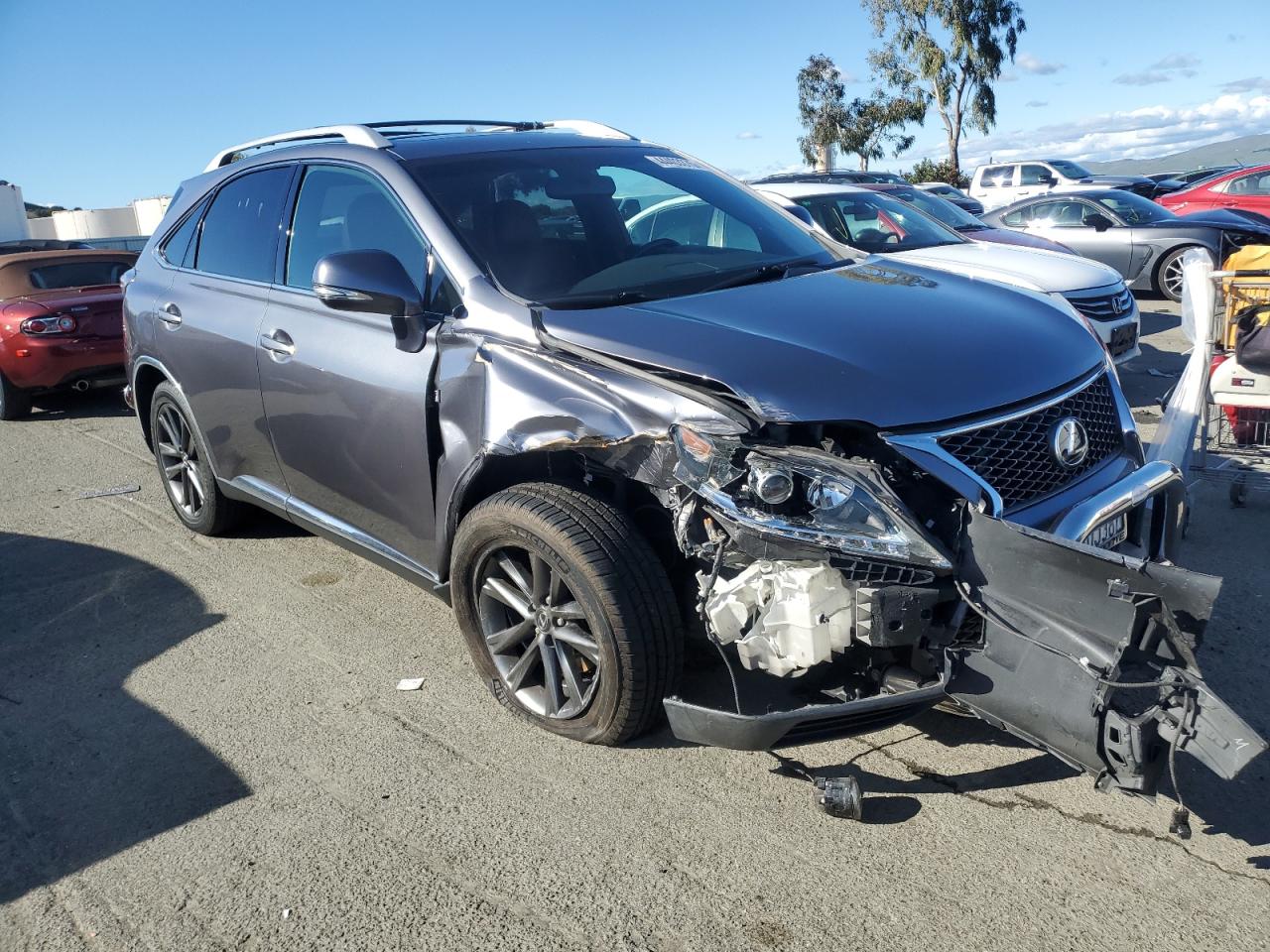 2015 Lexus RX VIN 2T2BK1BA3FC254780 Copart auction photo, front end damage thumbnail 4