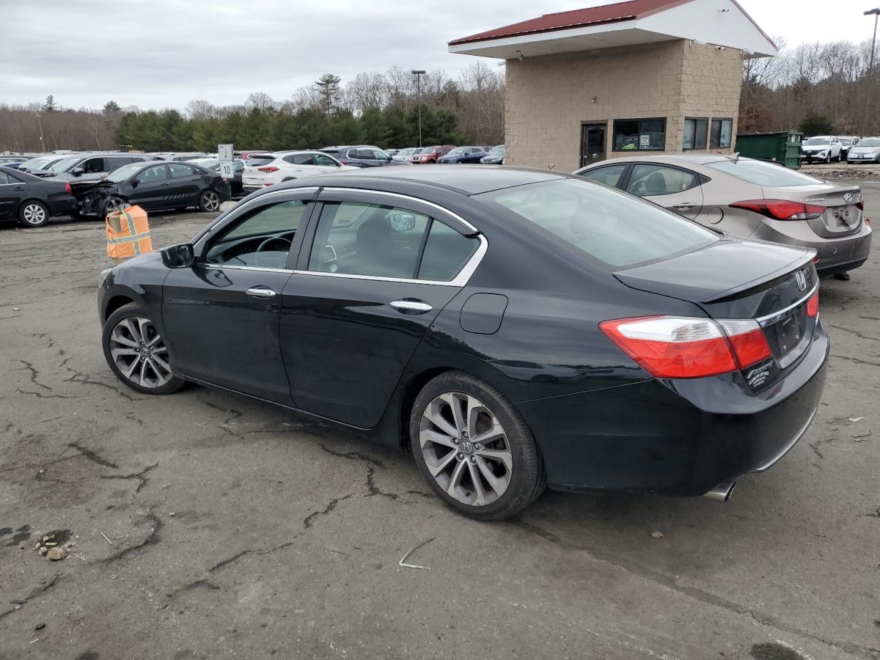 2014 Honda Accord VIN 1HGCR2F51EA070689 Copart auction photo, front end / side damage thumbnail 2
