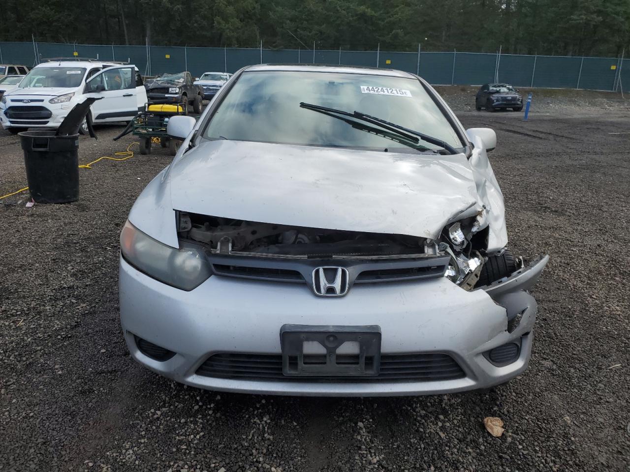 2008 Honda Civic VIN 2HGFG12808H556526 Copart auction photo, front end / undercarriage damage thumbnail 5