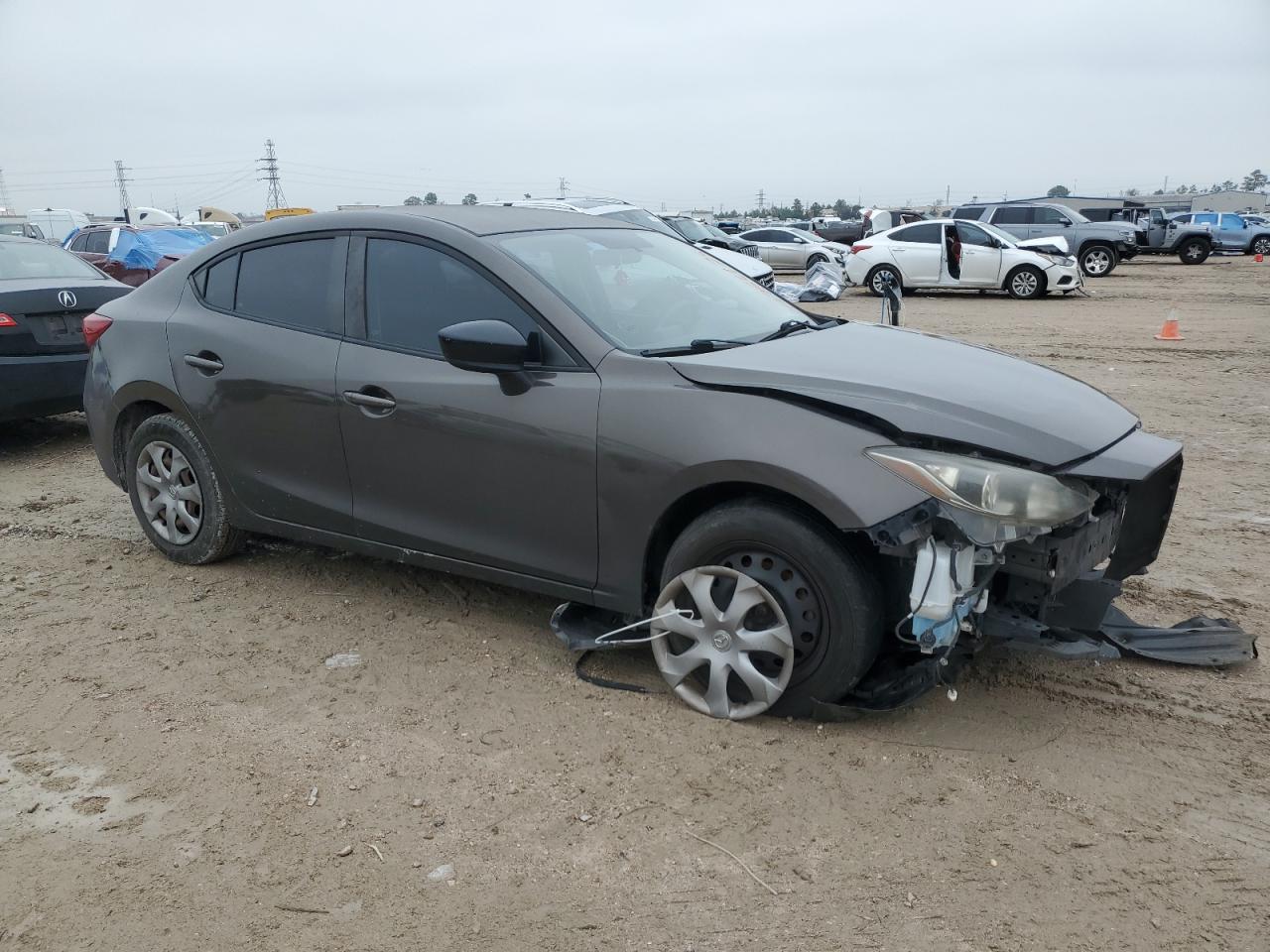 2014 Mazda 3 VIN JM1BM1T71E1150292 Copart auction photo, front end damage thumbnail 4