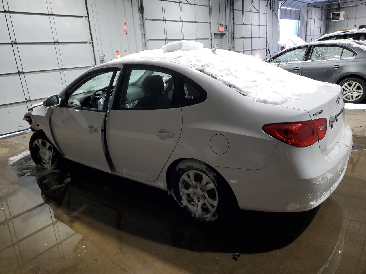 2010 Hyundai Elantra VIN KMHDU4AD8AU185970 Copart auction photo, side / front end damage thumbnail 2