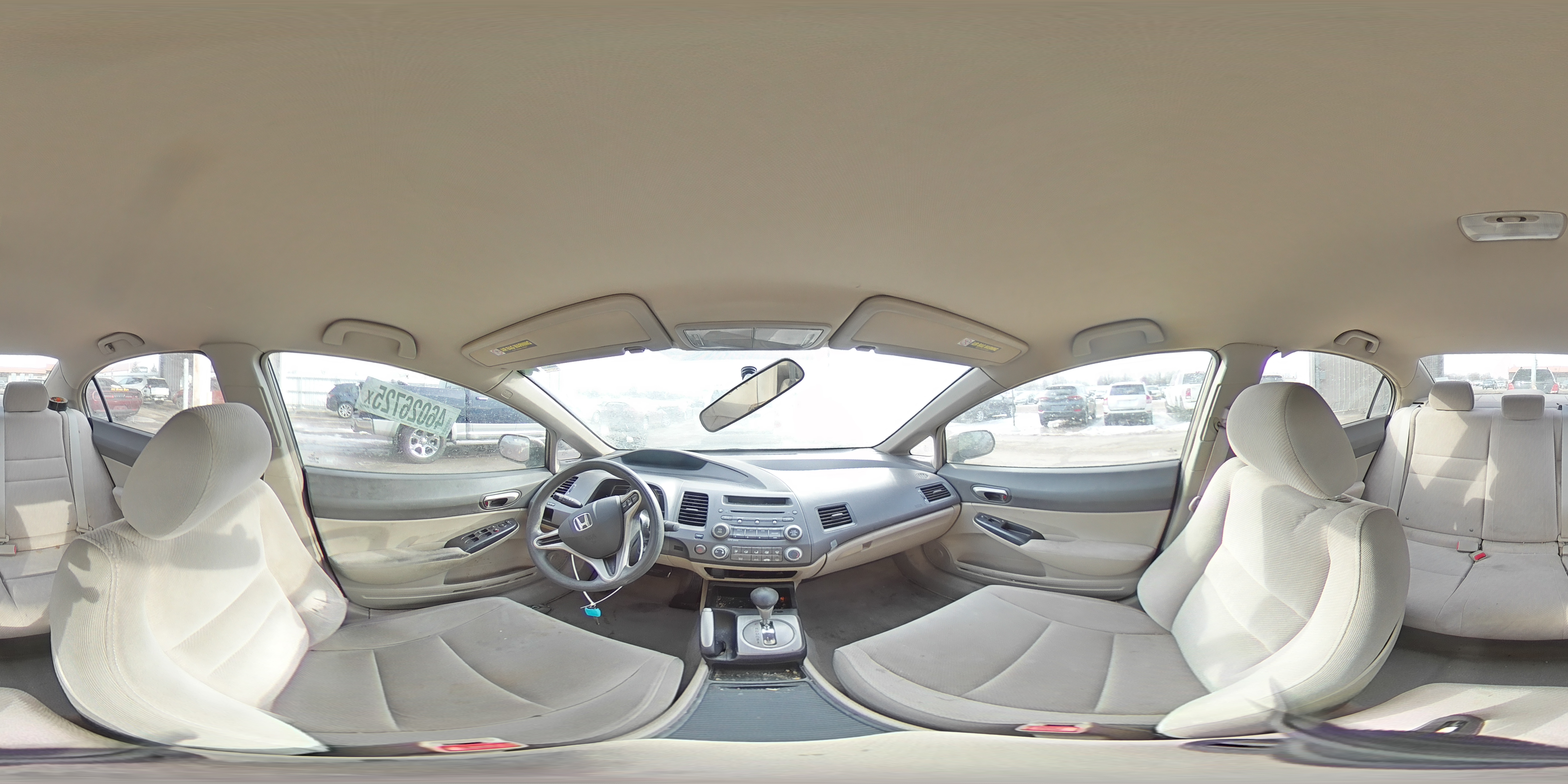 2010 Honda Civic VIN 19XFA1F55AE002559 Copart auction photo, all over damage thumbnail 12