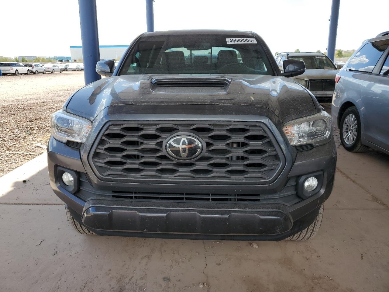 2021 Toyota Tacoma VIN 5TFAZ5CN3MX110326 Copart auction photo, rear end damage thumbnail 5