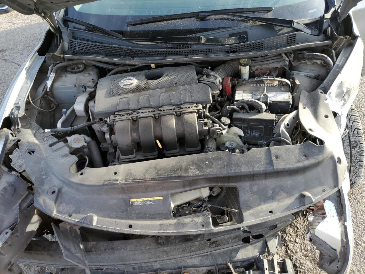 2014 Nissan Sentra VIN 3N1AB7AP8EL690063 Copart auction photo, front end / rear end damage thumbnail 11