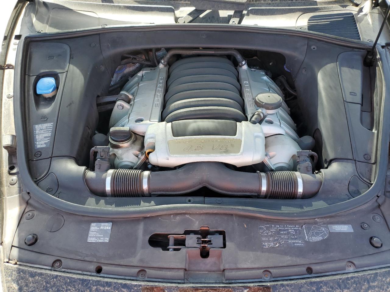 2008 Porsche Cayenne VIN WP1AD29P58LA74673 Copart auction photo, rear end / hail damage thumbnail 13