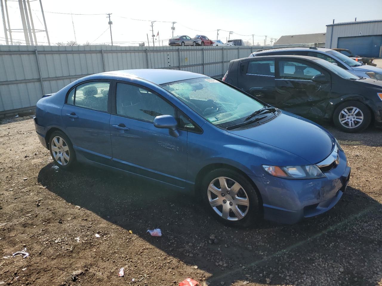 2010 Honda Civic VIN 19XFA1F53AE074201 Copart auction photo, rear end / minor dent/scratches damage thumbnail 4