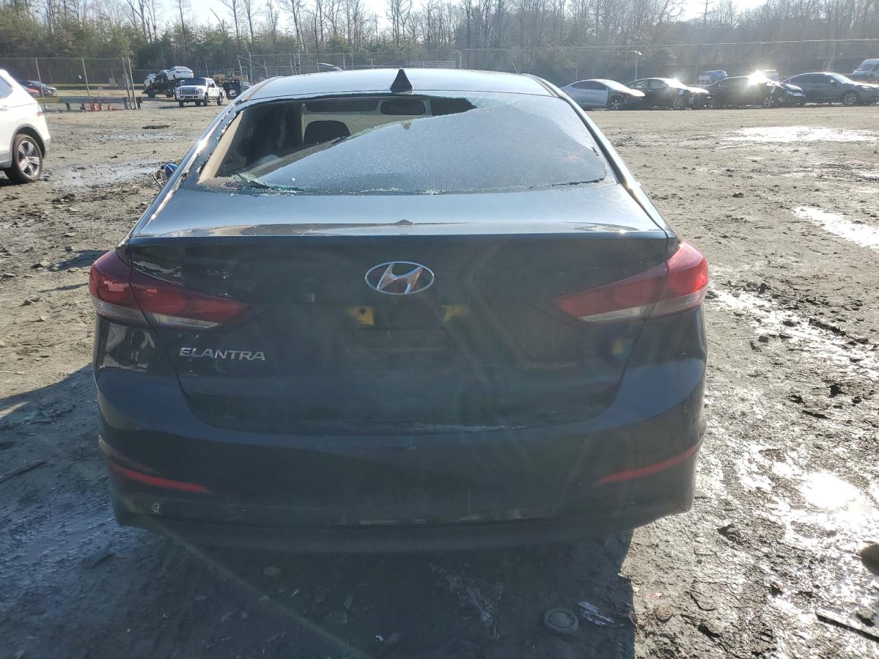 2018 Hyundai Elantra VIN 5NPD84LF6JH232012 Copart auction photo, front end / rear end damage thumbnail 6