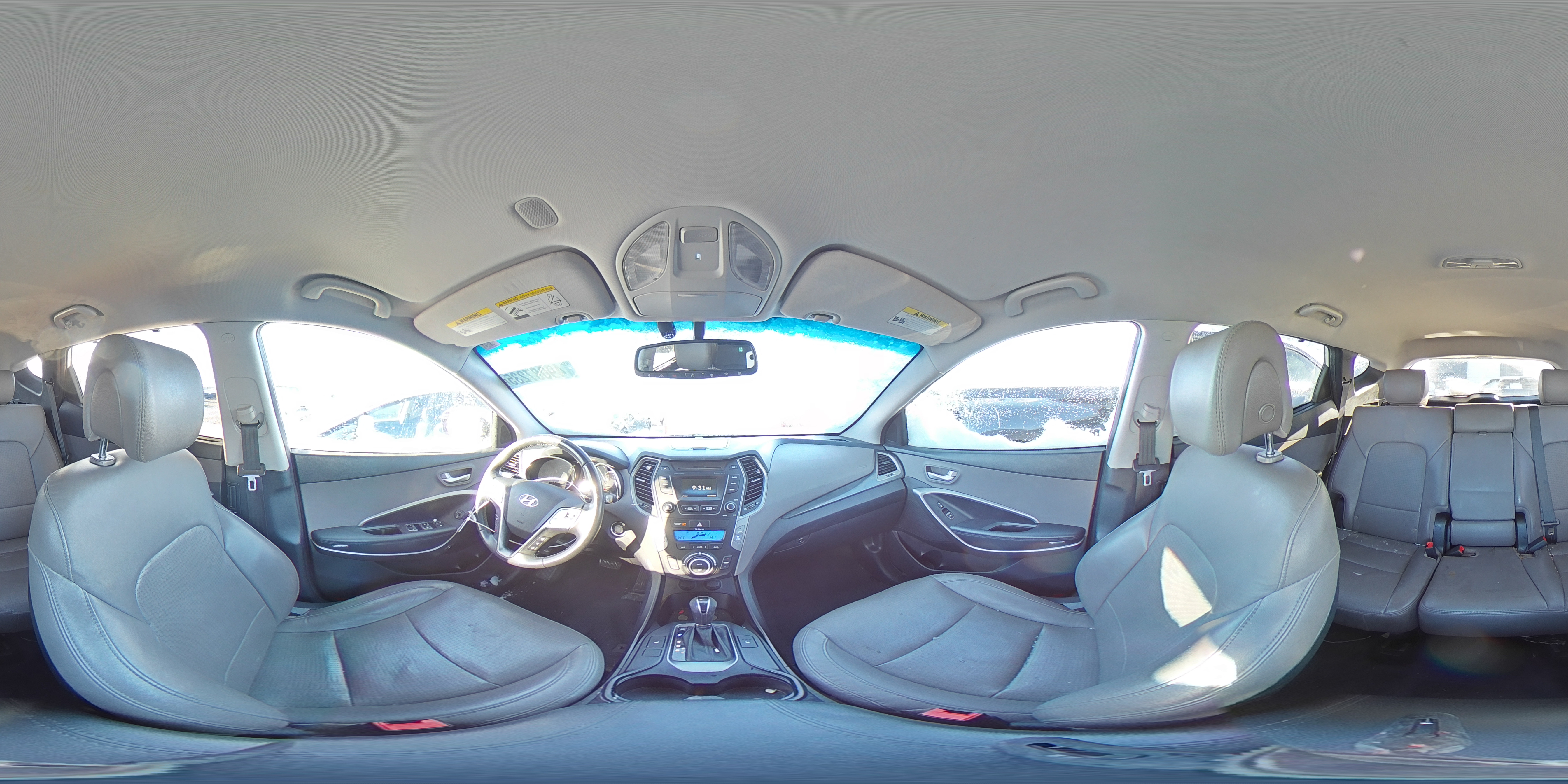 2016 Hyundai Santa Fe VIN 5XYZUDLB1GG356252 Copart auction photo, front end damage thumbnail 14