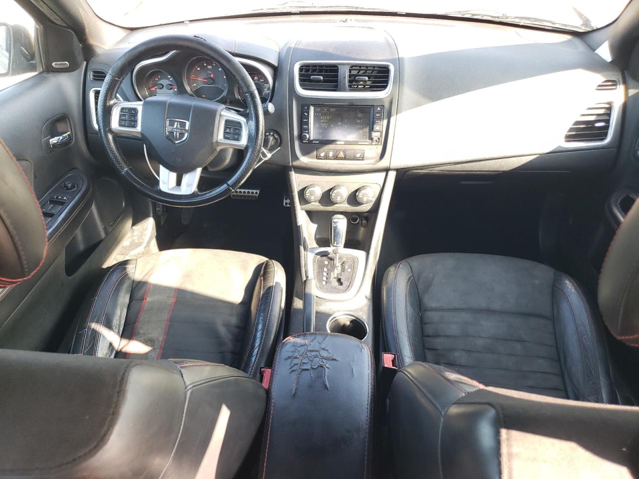 2013 Dodge Avenger VIN 1C3CDZBG7DN590758 Copart auction photo, rear end / front end damage thumbnail 8