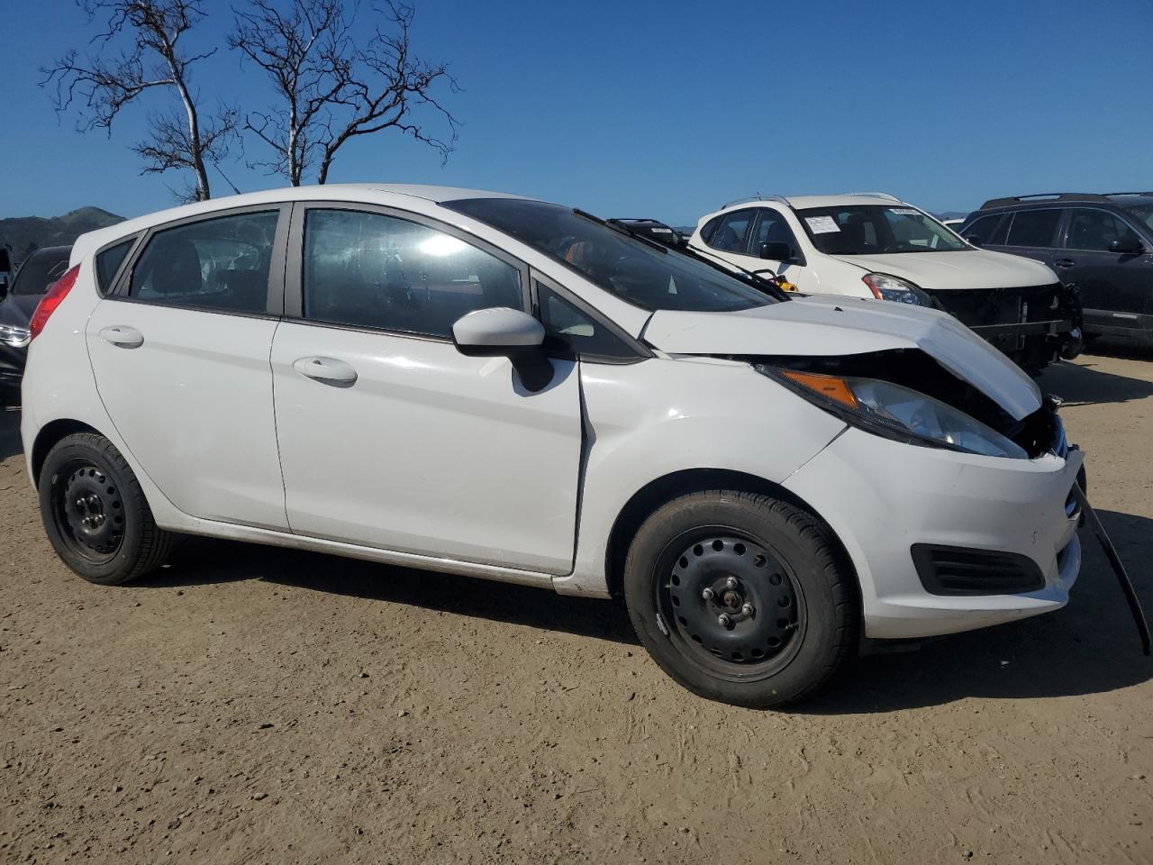 2018 Ford Fiesta VIN 3FADP4TJ1JM135310 Copart auction photo, front end damage thumbnail 4