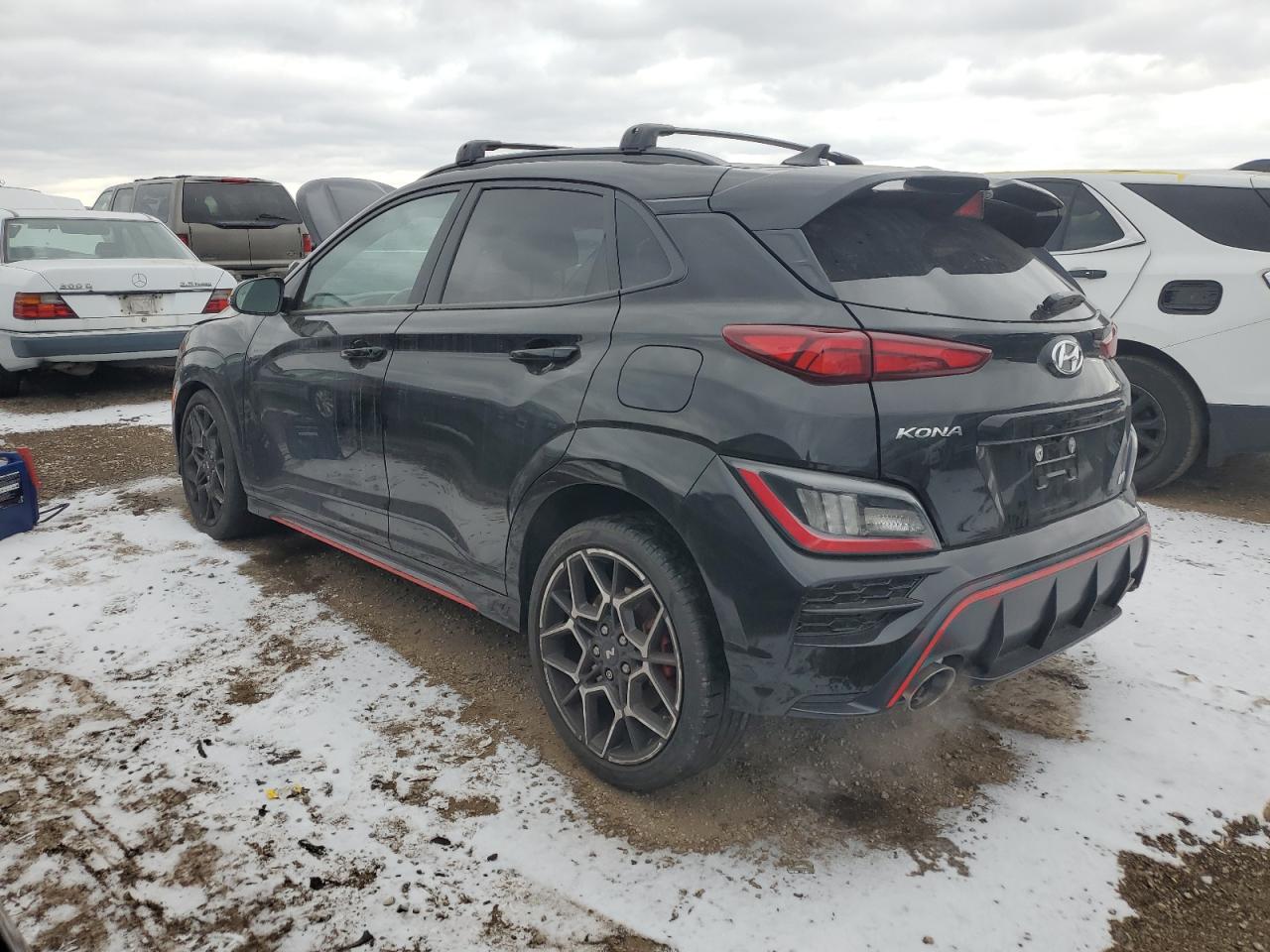 2023 Hyundai Kona VIN KM8KH3AC3PU006126 Copart auction photo, front end / undercarriage damage thumbnail 2