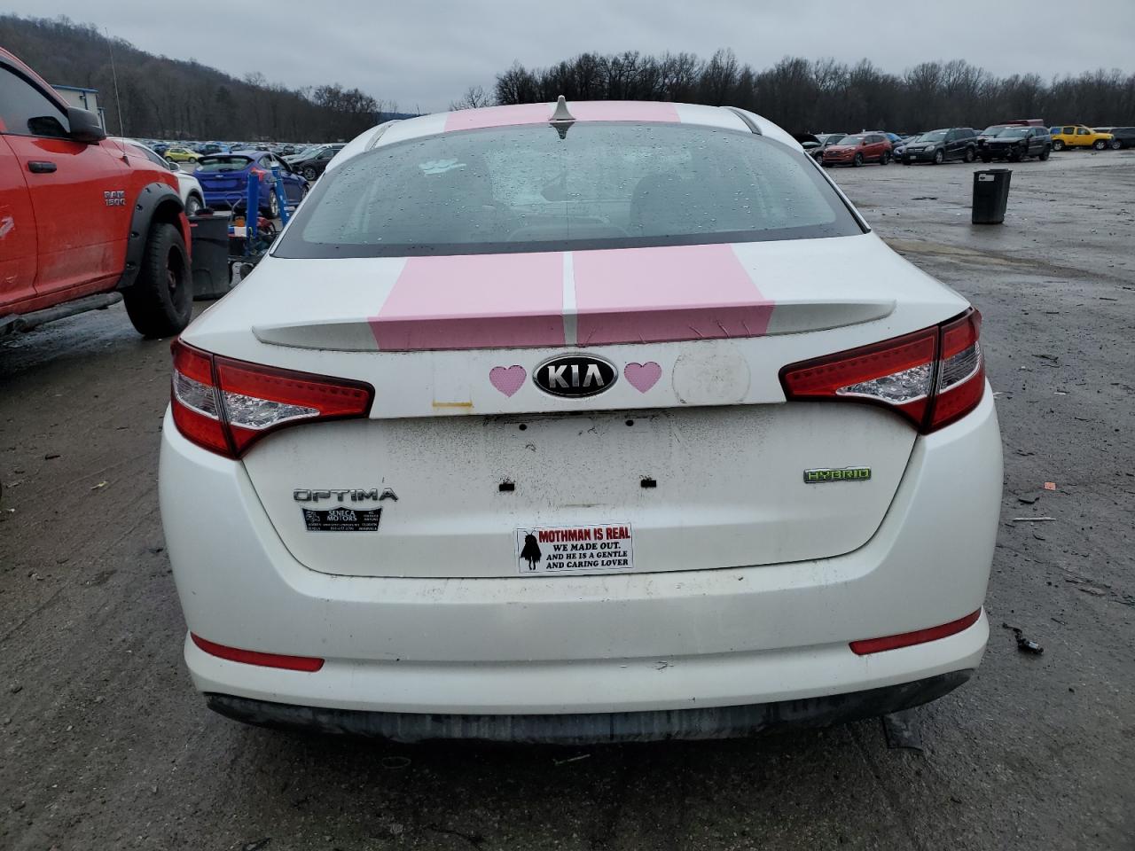 2012 KIA Optima VIN KNAGM4AD1C5036165 Copart auction photo, front end / side damage thumbnail 6