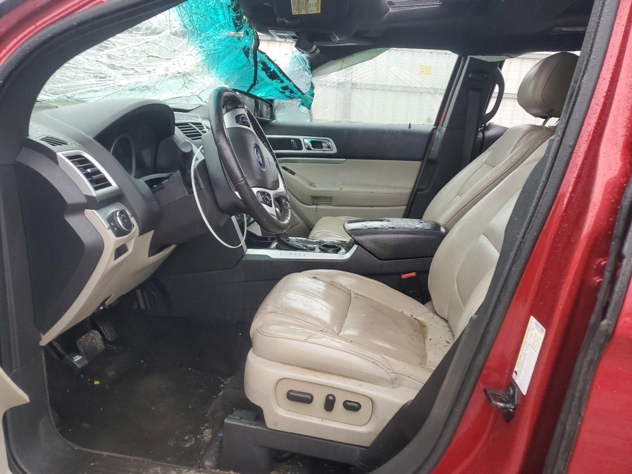 2015 Ford Explorer VIN 1FM5K7D8XFGB87297 Copart auction photo, top/roof / all over damage thumbnail 7