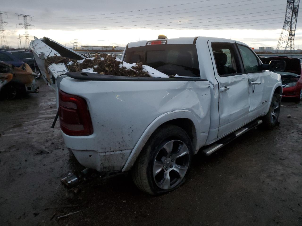 2020 RAM 1500 VIN 1C6SRFJTXLN413360 Copart auction photo, all over damage thumbnail 3