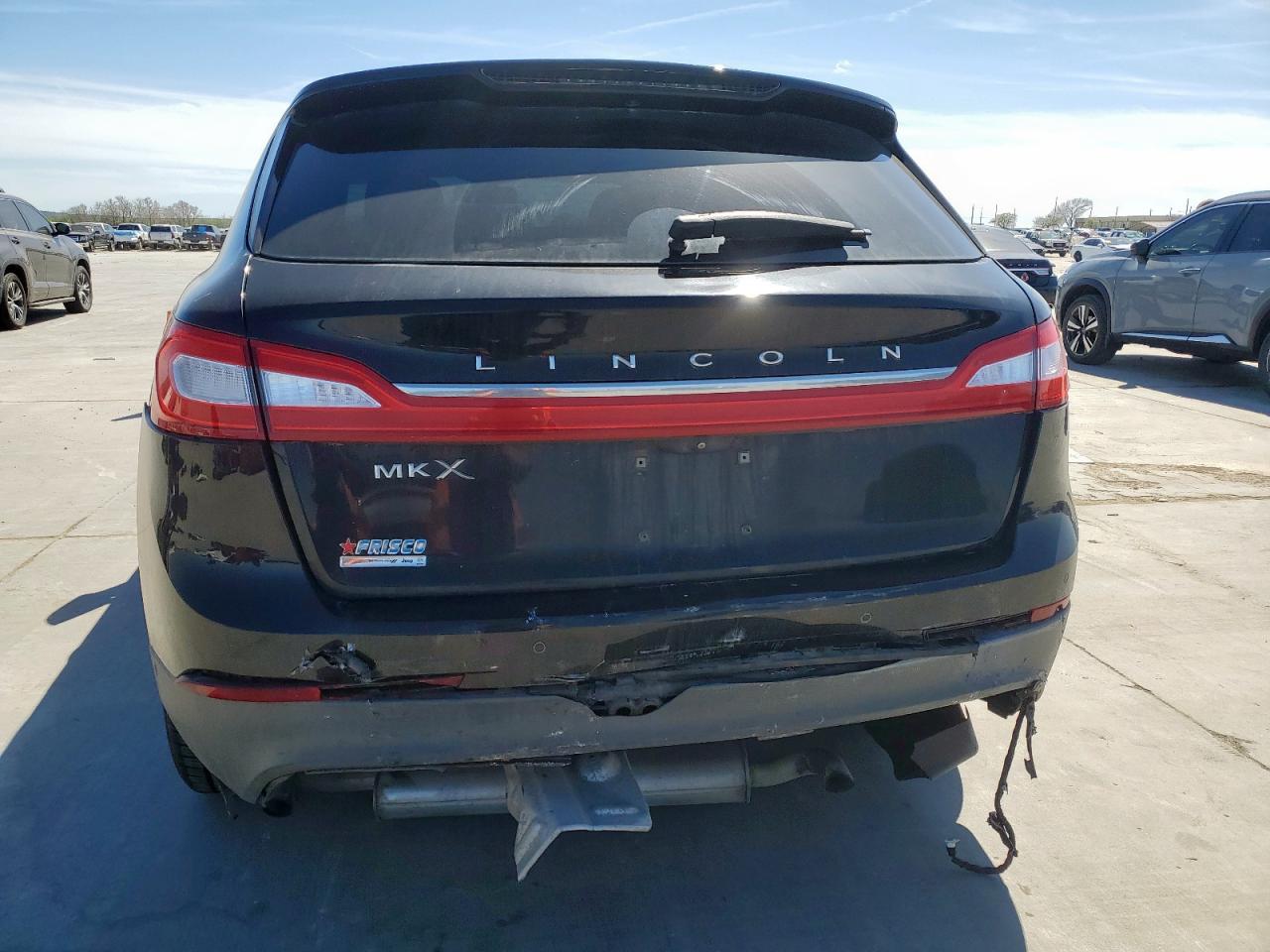 2016 Lincoln MKX VIN 2LMTJ6LR9GBL71674 Copart auction photo, rear end damage thumbnail 6