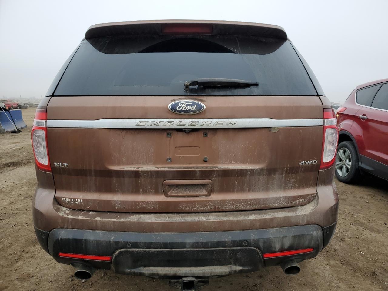 2011 Ford Explorer VIN 1FMHK8D87BGA89826 Copart auction photo, front end / side damage thumbnail 6